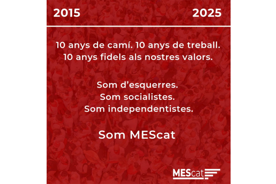 Desè aniversari de MEScat
