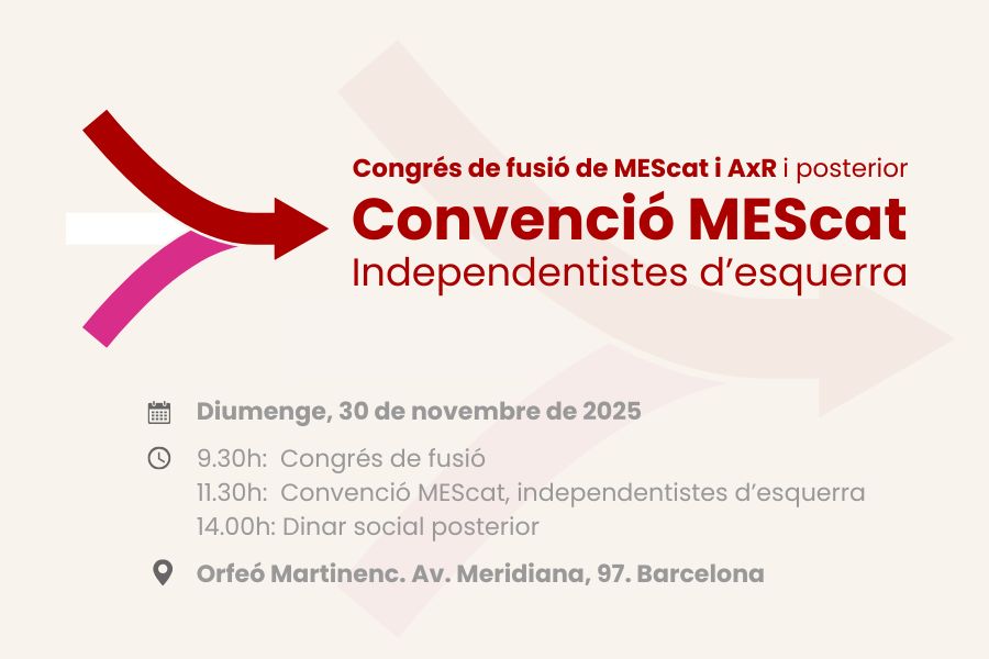 Convenció MEScat, Independentistes d'Esquerra - 30/11/2025